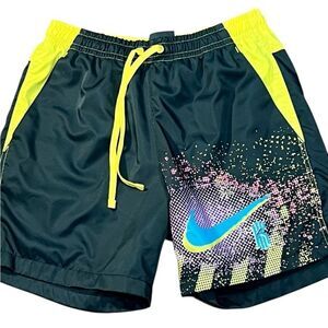 Nike Kyrie Basketball Shorts 90’s Neon Graffiti Retro size small